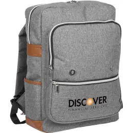 US Basic Hudson Laptop Backpack Branded Open